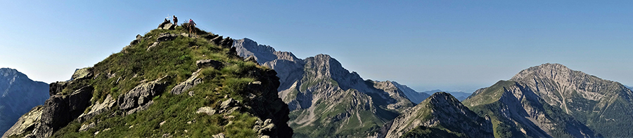 Sulla cima del Monte delle Galline (2131 m)